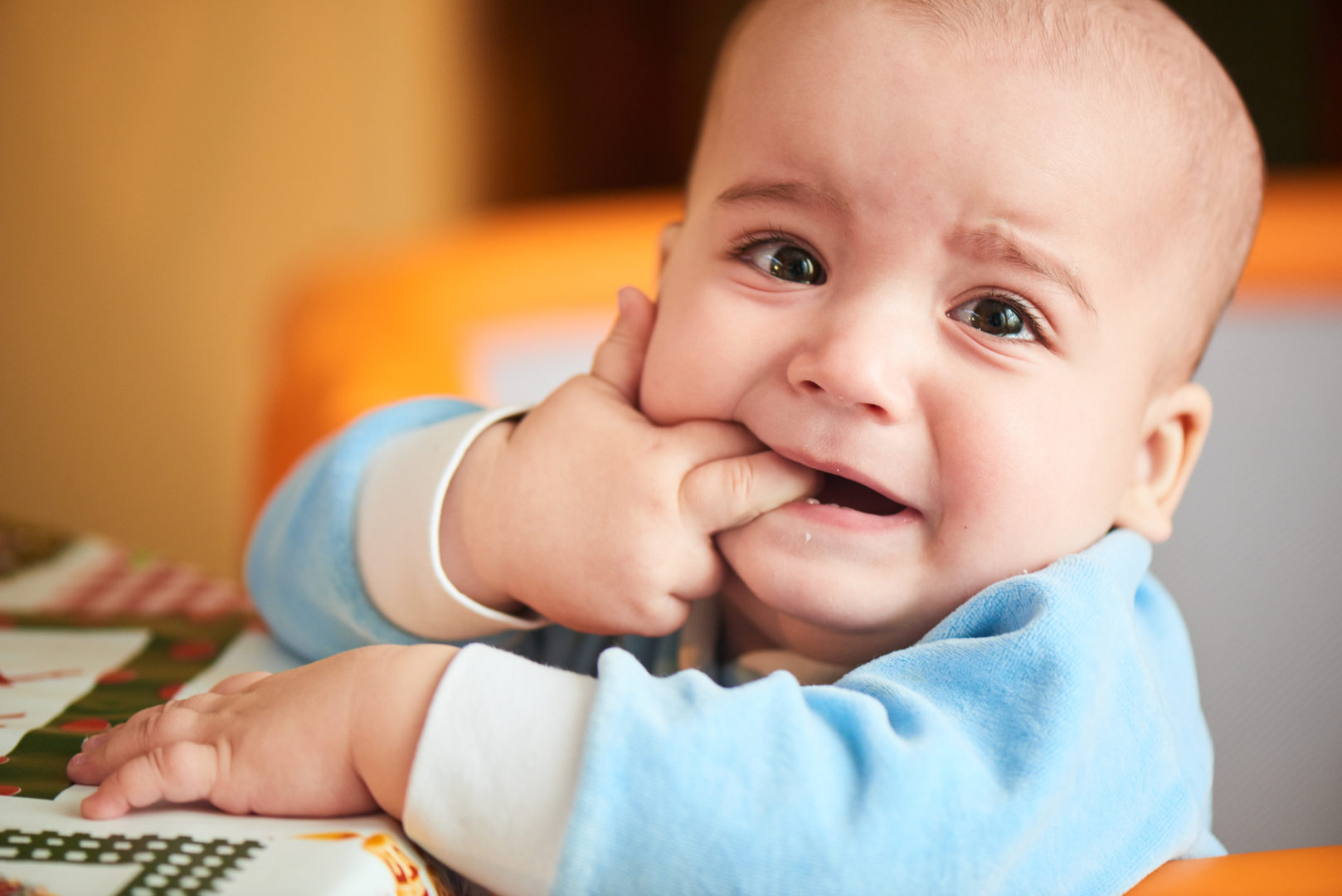 Ząbkowanie a katar u niemowlęcia